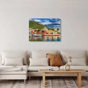 Obraz na szkle - Húsavík (70x50 cm)