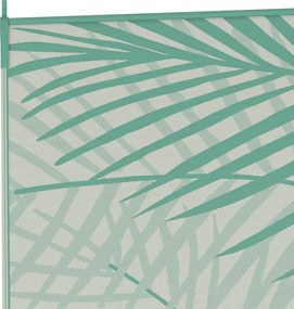 Outsunny Dywan zewnętrzny - Tarasowy, odporny na warunki pogodowe, nowoczesny design, 365 cm x 274 cm x 0,3cm, Zielony + Kremowy