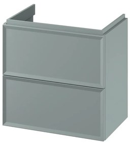 Cersanit S1021-009 - Wisząca szafka łazienkowa pod umywalkę MILLE SLIM 60x38 cm miętowa