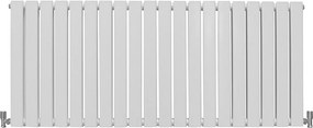 Grzejniki panelowe designerskie, połyskujące, białe, 600 mm x 1400 mm