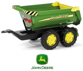 Rolly toys rollytrailer przyczepa wywrotka halfpipe john deere