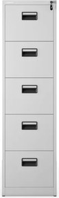 Szafa kartotekowa metalowa szara: SARA V5, 460 x 1625,5 x 600 mm
