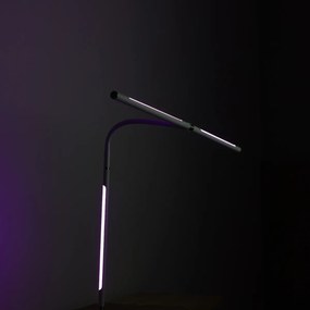 Lampa LED na biurko NOX z efektami RGBW, podstawa, pilot zdalnego sterowania