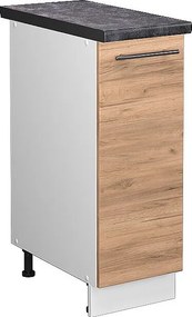 Szafka apteczna złoty dąb energetyczny 30x60x82 fame-line