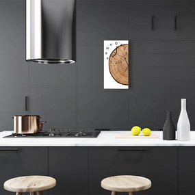 Zegar Szklany Pionowy Belkami kolorowy