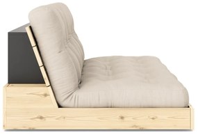 Beżowa rozkładana sofa 196 cm Base – Karup Design