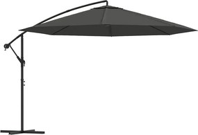 Parasol okrągły do ogrodu na wysięgniku antracyt K5-G89