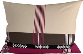 Polibawełniana poszewka na poduszkę DANIELA POLY 70x90 cm, bordo