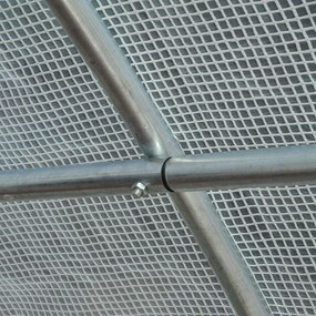 Outsunny Szklarnia Foliowa Ogrodowa Duża Biała 450x200x200cm Ochrona Roślin | Aosom PL