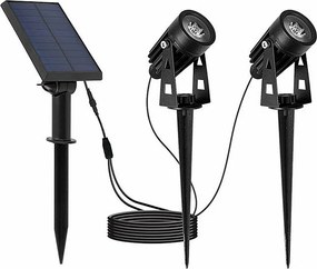 okrągłe reflektory solarne z funkcją łączności, zimna biel, 100 lm