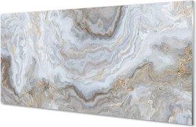 Panel szklany do Kuchni Marmurowe Plamy i Cienie