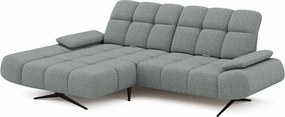 Elegancki narożnik MORENO S z funkcją w tkaninie ARAGON 93 WERSAL