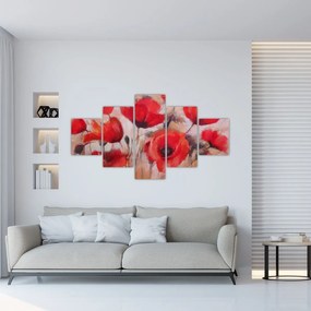 Obraz - Wilcze maki (125x70 cm)