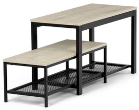 Zestaw stojaków na buty 2 szt., dąb sonoma