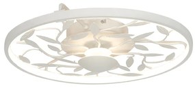 Biała lampa sufitowa w stylu art deco - Bota