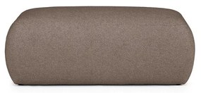 Brązowy podnóżek z materiału bouclé Mirel – Rodier