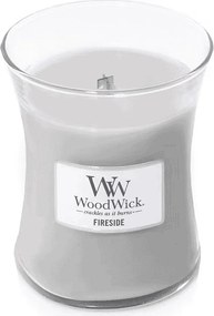 Świeca zapachowa klepsydra, Fireside, szary 275 gr