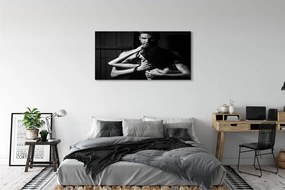 Duży obraz na płótnie Para w Romantycznym Ujęciu