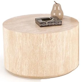 Ława kawowa z okrągłym blatem trawertyn Z7-B38