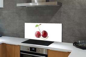 Panel szklany do Kuchni Soczyste Czerwone Wiśnie