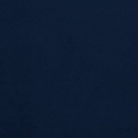 Ciemnoniebieska aksamitna sofa 138 cm Juli – Ropez