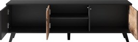 Stolik pod telewizor z ryflowanym frontem Random RTV-1