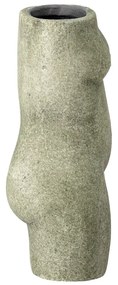 Szarozielony wazon z terakoty Bloomingville Emeli, wys. 16 cm