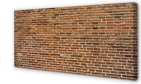 Zdjęcie na płótnie Tekstura Industrialnej Cegły