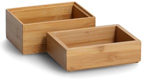 Organizer na kosmetyki, bambus, 2 sztuki, ZELLER