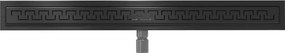 Mexen Flat M15 odpływ liniowy 80 cm, czarny - 1724080-15