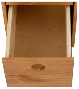 Biurko z litego drewna sosnowego 50x100 cm Alpi – Støraa