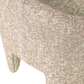 Beżowe tapicerowane krzesło biurowe Cordo – WOOOD