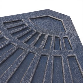 Outsunny Obciążniki do Parasoli Przeciwsłonecznych Półokrągłe Brąz 30kg 2 sztuki | Aosom PL