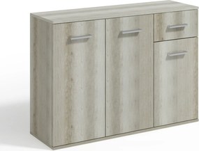 Komoda GIACOMO V - Szary / Front Szary