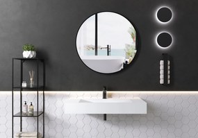 Umywalka ścienna PB2049 z odlewu mineralnegoBiały mat - 90 x 45 x 12 cm