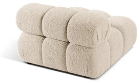 Beżowy moduł sofy z materiału bouclé (moduł środkowy) Bellis – Micadoni Home