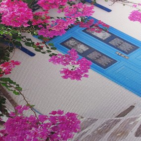 Obraz - Tradycyjny grecki dom (125x70 cm)