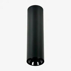 Aplikacja Sufitowa Led Powierzchniowa, Okrągła Ø4 Cm, Aluminiowa Luisiana Czarna & 3 W & 19º & Białe Zimne Światło 4000k - Sklum