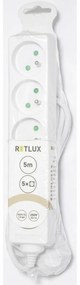 Retlux RPC 14 Przedłużacz, 5 gniazdek, 5 m