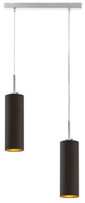 Lampa wisząca dwa zwisy ze stalowym stelażem S1-N83
