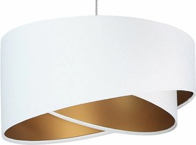 Lampa wisząca GEMSTONE biała/złota