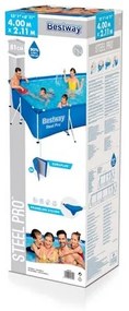 Basen naziemny Bestway Steel Pro, 401 x 211 x 81cm