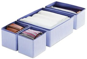 Tekstylne organizery do szuflady zestaw 4 szt. – Mioli Decor