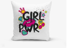Dziecięca poszewka na poduszkę 43x43 cm Girl Power – Mila Home
