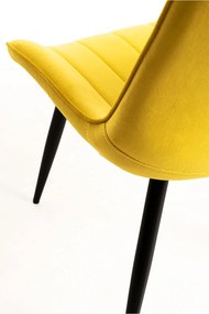 Zestaw 6 Krzese Lene Aksamitne