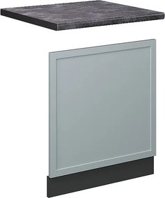 Panel przedni jasnoniebiesko-szary 60x1.6x67.4 fame-line