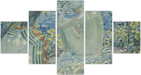 Obraz - Frederick Carl Frieseke, On the Bank, reprodukcje (125x70 cm)