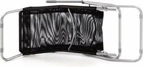 Leżak ogrodowy czarny