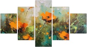 Obraz - Kwiaty (125x70 cm)