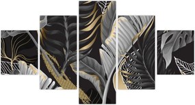 Obraz - Złota dżungla (125x70 cm)